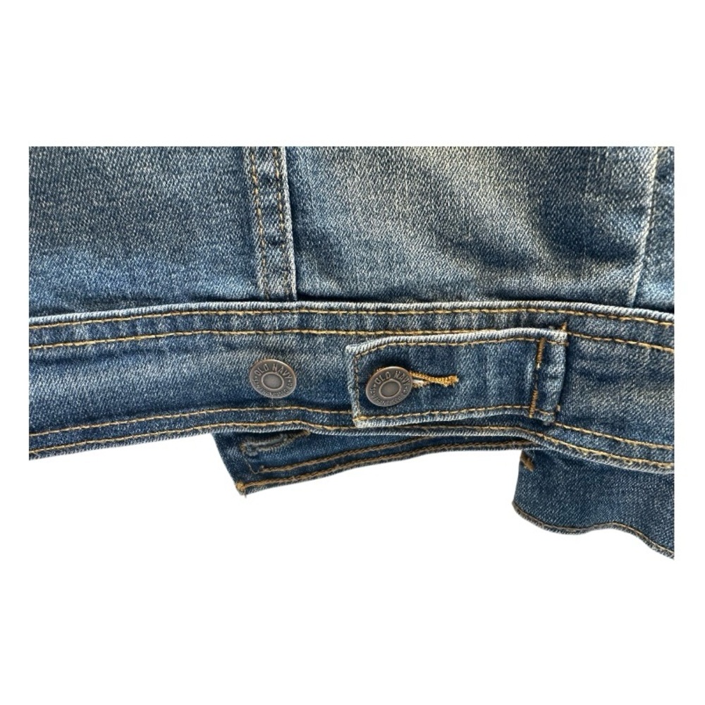 Old Navy Denim Jean Trucker Jacket Size XS Women Blue Medium Wash Classic - Picture 4 of 8